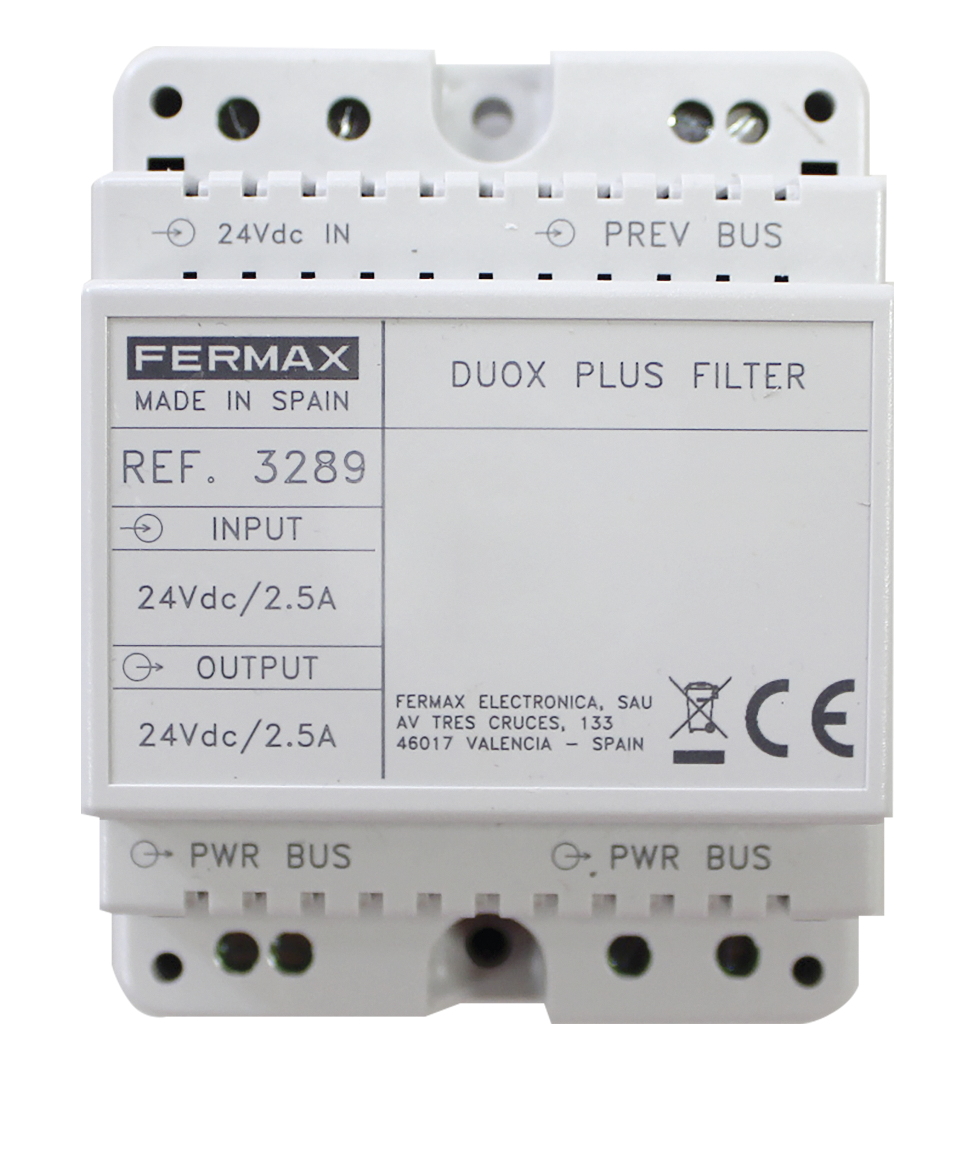 DUOX PLUS FILTER 24VDC