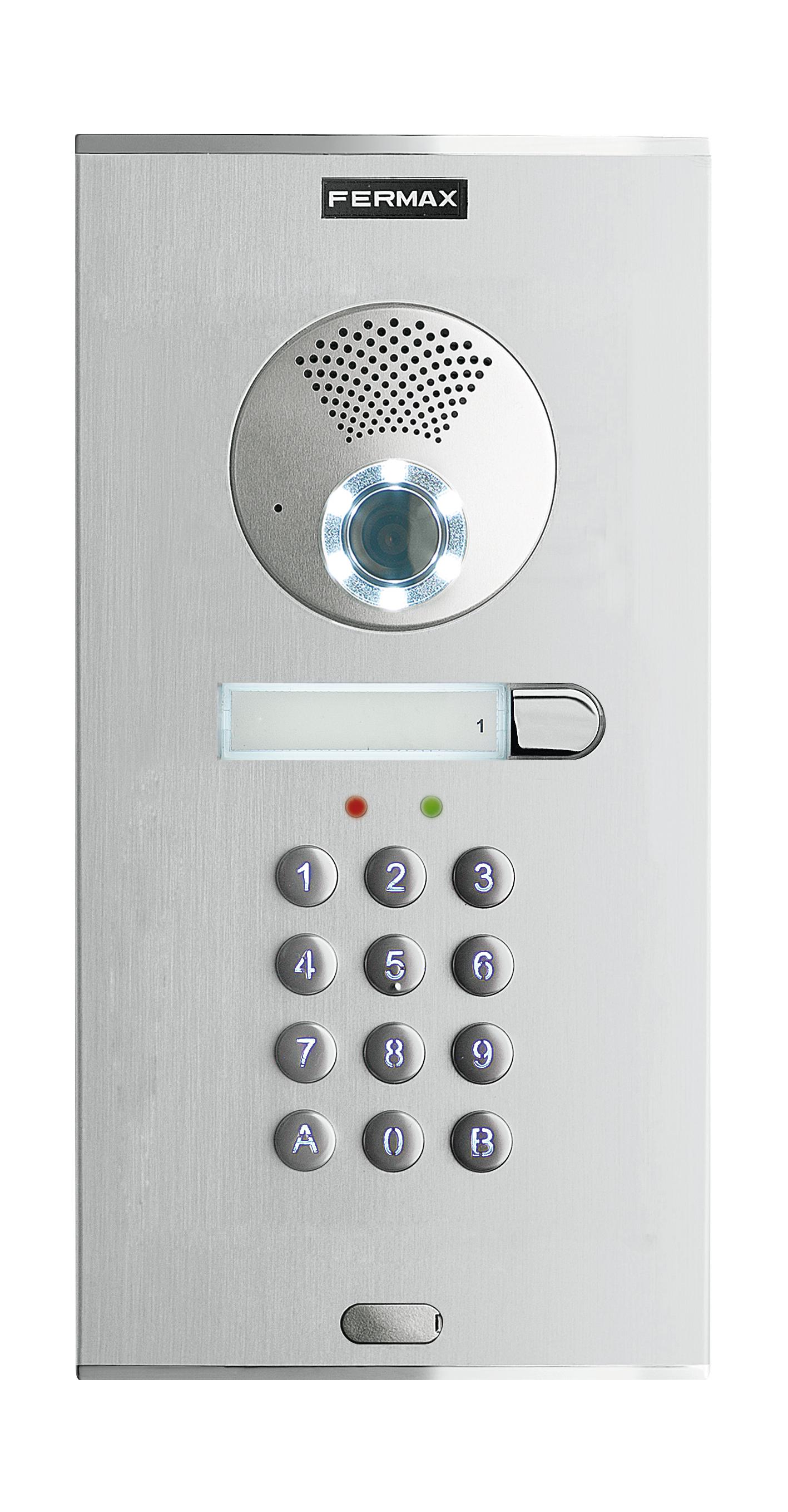 PLATINE CITY VIDEO CLAVIER DUOX PLUS 1BP